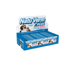 Natu Verm Plus Cx c/ 24 blister de 04 comprimidos