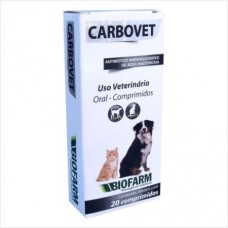 Carbovet oral 20 comprimidos